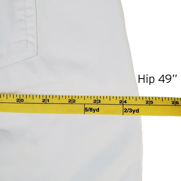 J. Jill Women's Khaki Cotton Linen Stretch Blend Straight Leg Pants Plus Size 14 - Picture 9 of 16